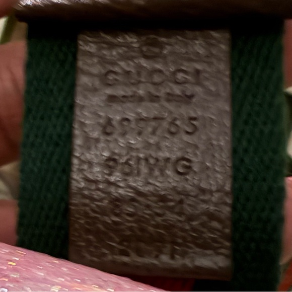 New💕Gucci GG Supreme Ophidia Belt Bag with a shoulder chain strap 💕 - Picture 5 of 10